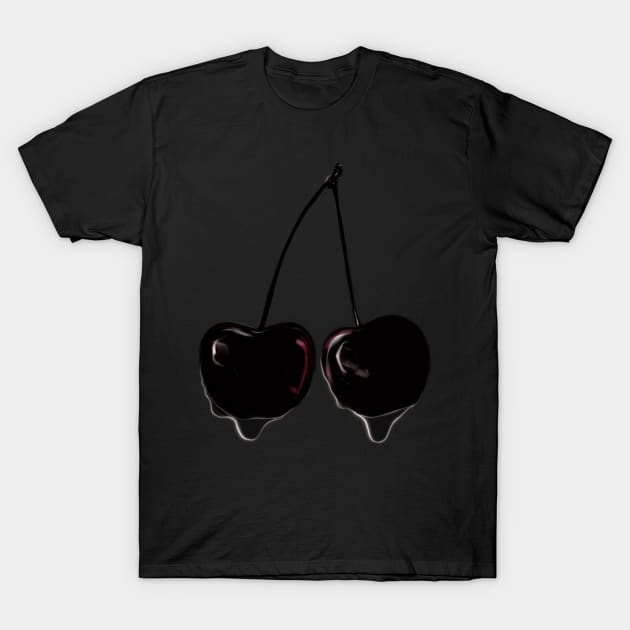 Juicy summer cherries T-Shirt by xsaxsandra